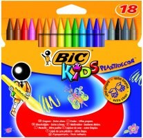 Kredki świecowe Plastidecor Bic Kids 18 kolorów