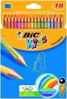 Kredki Ołówkowe Bic Kids Tropicolor 18 kolorów