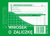 Druk WZ -wniosek o zaliczkę