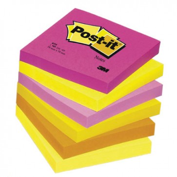 Bloczki samoprzylepne 76x76 POST-IT 654-TF 6sztuk
