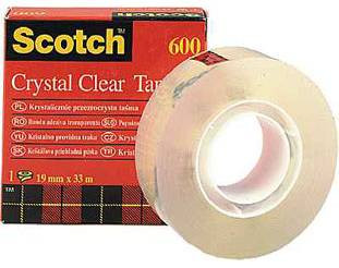 Scotch Crystal taśma samoprzylepna 19x33m