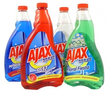 AJAX PŁYN D/SZYB ZAPAS 750ML