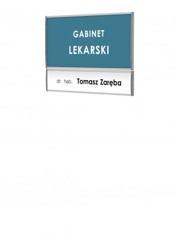 Tabliczka - zestaw profili informacyjnych 72x147mm  Art 074