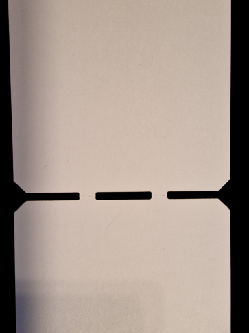 Bilety parkingowe szlabanowe 54x86mm op.5000 Came*