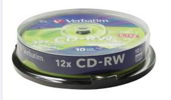 Płyty wielokrotnego zapisu Verbatim 700mb CD-RW Cace 10p