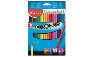 Kredki plastikowe Color ' Peps 18 kolorów