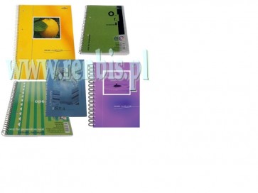 kołonotatnik w miękkiej oprawie a5/100 kartek interdruk