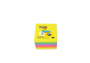 Bloczek samoprzylepny POST-IT Z-Notes 76x76mm 6sztuk po 100 kartek neon