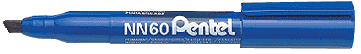 Marker permanentny NN60 Pentel - ścięta końcówka