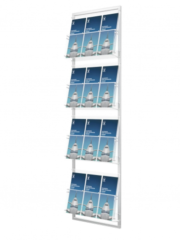 Zestaw 4 kieszenie na ścianę A4/A5/DL art. 236