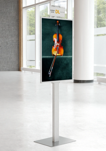 Składany stojak na plakat B2 + toper DL Art 503v2