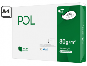 Papier ksero Poljet A4 klasa A 80g