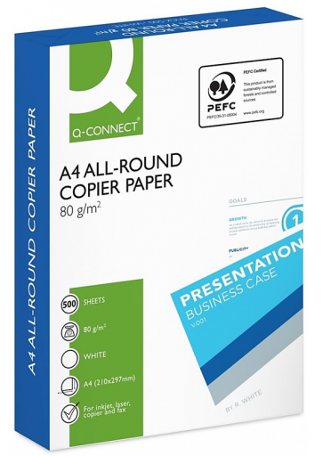 Papier ksero Q-Connect A4 klasa C 80g/m2 