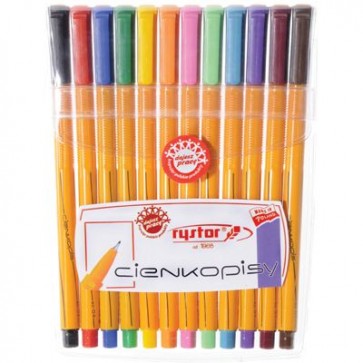 Cienkopis RC-04 Rystor kpl 12 sztuk.