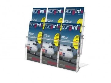 Stojak na ulotki 2 x A4 poziomo art 309