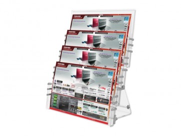 Stojak na ulotki 4 x A5 poziomo art 300