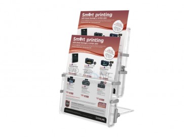 Stojak na ulotki A6 / DL, 2 kieszenie pionowo art 302