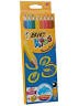 Kredki Bic Kids Supersoft Kolor ,trójkątne, 8 kolorów + temperówka