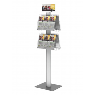 Stojak na ulotki 4 kieszenie A4 poziomo ( ulotki A4 A5 i DL ) art 3615