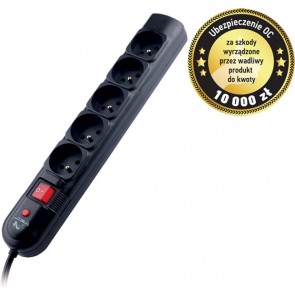 Listwa zasilająca Tracer 5G  1,8 m Power Guard