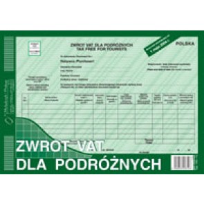 Druk zwrot VAT dla podróżnych