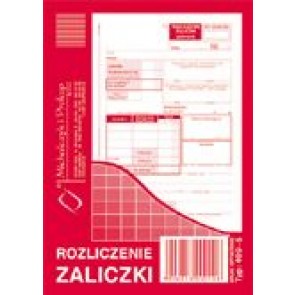 Druk rozliczenie zaliczki