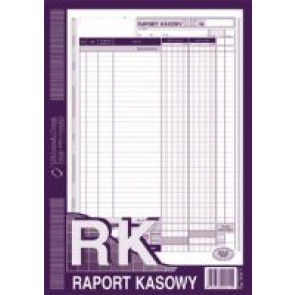 Druk RK -raport kasowy