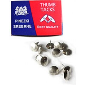 Pinezki Grand srebrne 50 szt.