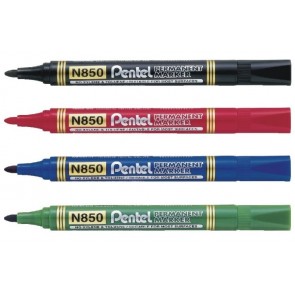 Marker permanentny N850 Pentel - okrągła końcówka