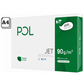 Papier ksero Poljet A4 klasa A 90g (250ark)