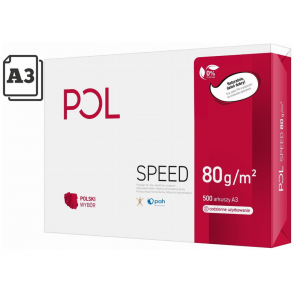 Papier ksero Polspeed A3 klasa C+ 80g