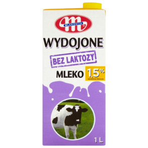 Mleko Mlekovita Wydojone 1,5% 1L bez laktozy